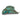 Stampede Hats - Turquoise Aqua Western Hat with Flower Trim - Side