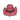 Pink Flower Filigree Cowboy Hat - Back