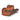 Stampede Hats -Orange Rhinestone Cowboy Hat - Front Angle