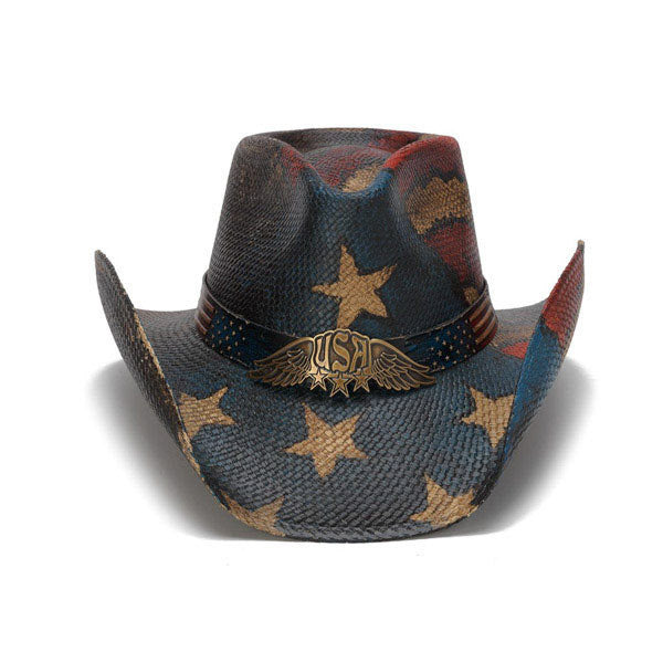 Stampede Hats - Vintage Winged USA Hat - Front