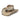 Stampede Hats - “Cowboy” Concho Western Light Straw Hat - Front Angle