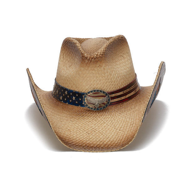 Stampede Hats - Eagle Wings USA Cowboy Hat - Front