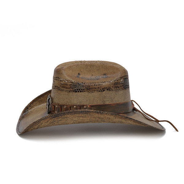 Stampede Hats - WANTED Cowboy Hat - Side