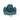 Stampede Hats - Blue Rose Straw Cowboy Hat - Back