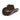Stampede Hats - Filigree Brown Rhinestone Felt Cowboy Hat - Front Angle