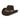 Stampede Hats - Brown Cowboy Concho Western Felt Hat - Front Angle