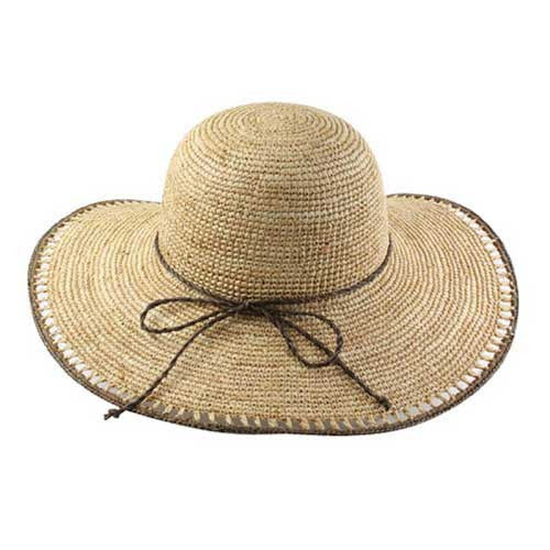 California Hat Company - Crocheted Raffia Sun Hat