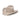 Stampede Hats - 100X Wool Felt Beige Cowboy Hat with Silver Buckle - Front Angle