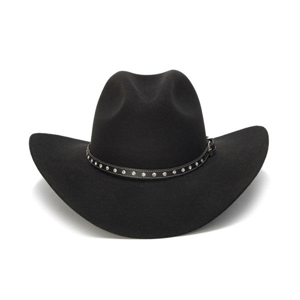 Stampede Hats | 100X Wool Felt Black Cowboy Hat with 