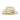 Stampede Hats - Bangora Straw 50X Western Hat with Nickel Accent Trim - Side
