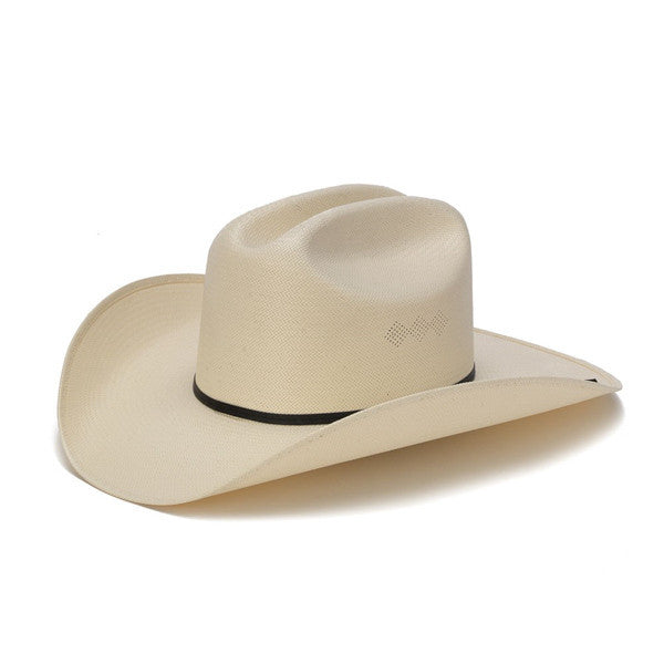 Stampede Hats - 200X Shantung Diamond Vented Western Hat - Front Angle