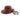 California Hat Company - Burgundy Ladies Straw Hat with Flower Ribbon
