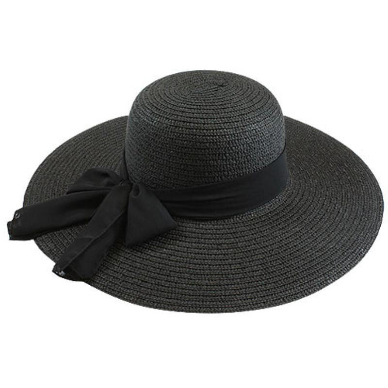 California Hat Company - Black Poly Toyo Sun Hat