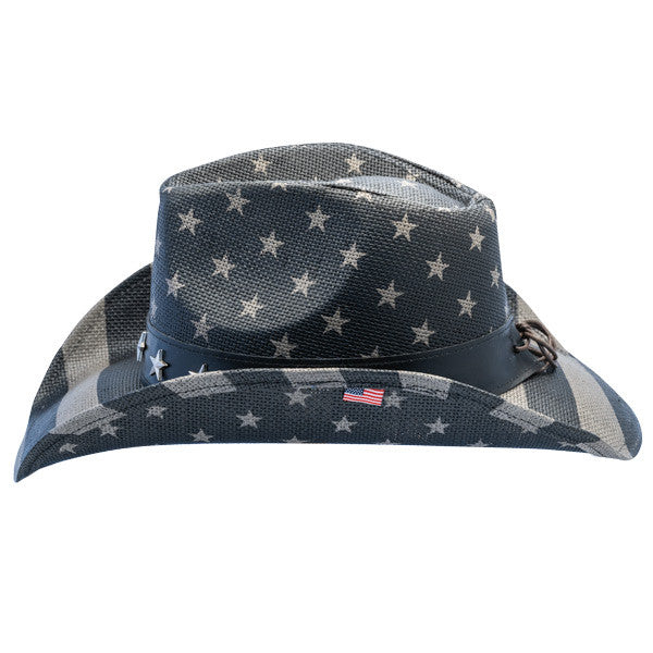 California Hat Company Freedom Star American Flag Hat - Side