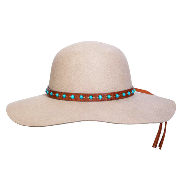 Conner - 1970 Floppy Wool Hat in Putty - Full View