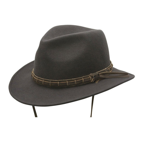 Conner - Country Outdoor Hat in Brown - Full View
