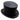 Conner - Edward Wool Felt Black Top Hat - Opposite Side