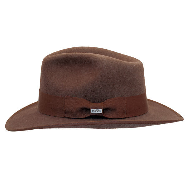 Conner - Indy Fedora in Brown - Side