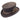 Conner - Low Crown Steam Punk Top Hat in Brown