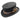 Conner - Low Crown Steam Punk Top Hat in Black
