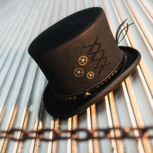 Conner - Steam Punk Top Hat - Stock Image