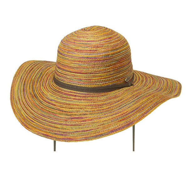Conner - Summer in Charleston Wide Brimmed Hat in Multi - Full View