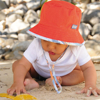 Kooringal - Baby Hawaiian Bucket Hat Reversed Model