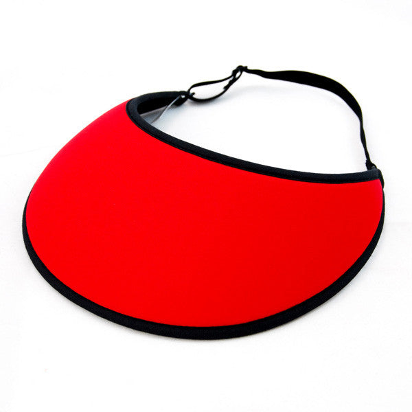 No Headache - Red Active Lite Visor Hat