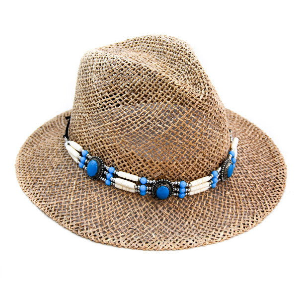 Kenny K - Bead and Medallion Hat Band