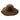 Jeanne Simmons - Mocha 4.5" Flat Brim Hat