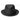 Dobbs - Andes All Weather Fedora Hat (Front) - Black