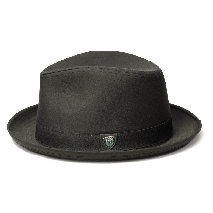 Dobbs - Andes All Weather Fedora Hat (Side) - Black