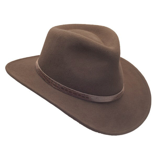 Dorfman Pacific - Indiana Jones Outback Hat - Opposite Side