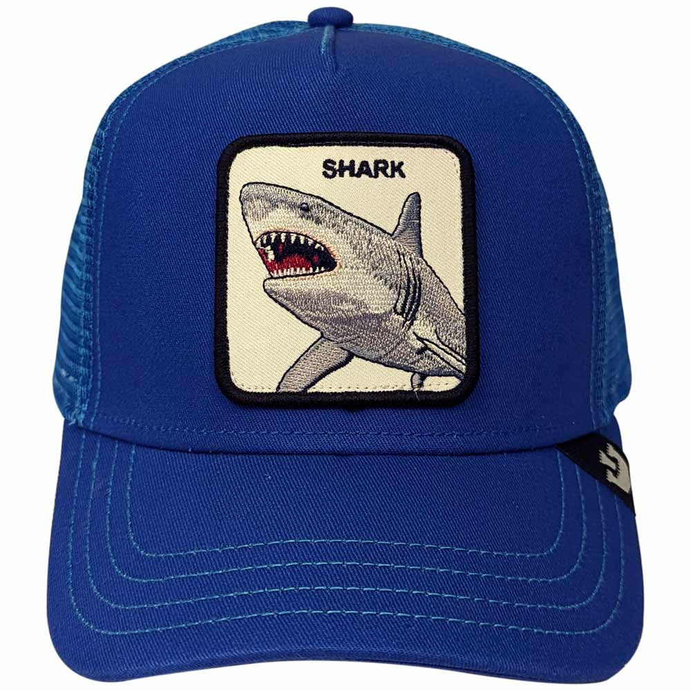 Goorin - The Shark Blue Snapback Baseball Cap - Front
