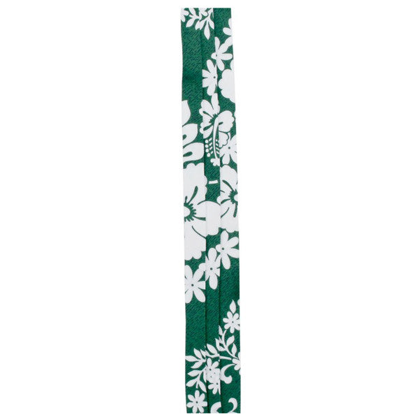 Kenny K - Green Triple Pleat Floral Hat Band