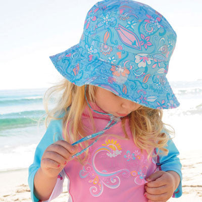 Malia Surf Blue Bucket Hat