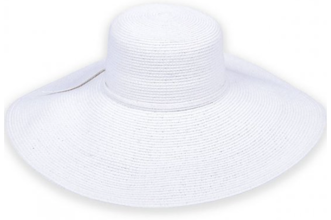 Sun 'N' Sand - White Shoreline Hues 5" Brim Hat