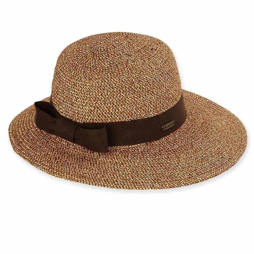 Sun 'N'Sand - Clara Paper Braid Hat Brown