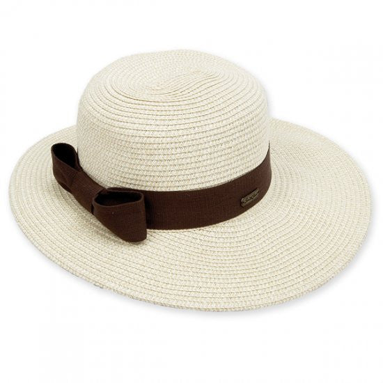 Sun 'N' Sand - Beige Clara Paper Braid Hat Natural