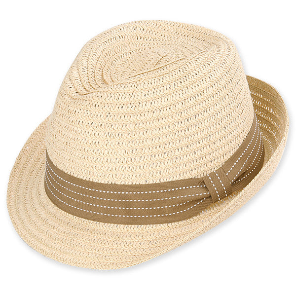 Sun 'N' Sand - Natural Swift Toyo Fedora Hat