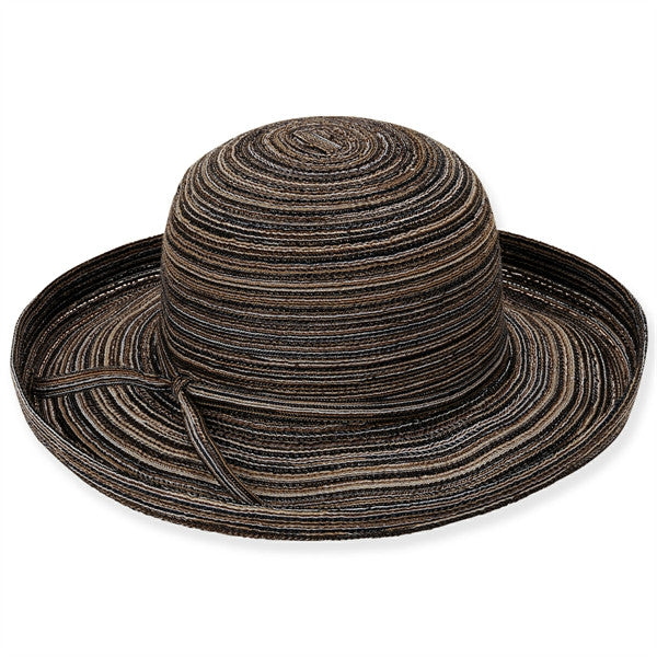 Sun 'N' Sand - Black Coastal Craze Upturn Brim Hat
