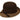 Sun 'N' Sand - Brown Asymmetrical Cloche Hat