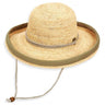 Sun 'N' Sand - Crocheted Raffia Up Brim Sun Hat