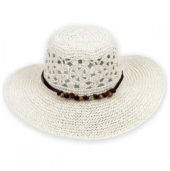 Sun 'N' Sand - Prairie Provincial White Sun Hat
