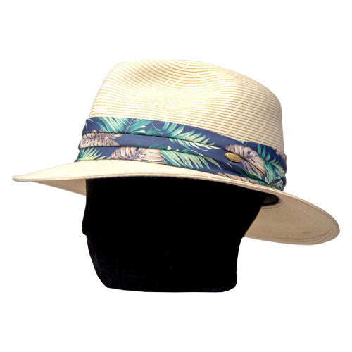 Saint Martin - Toyo Straw Resort Hat (Model Left)
