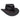 Saint Martin - Crushable Wool Felt Outback Hat Black (Profile Side)