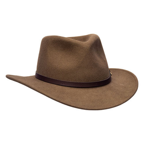 Stetson Prof Wool Felt Fedora Brown - Army Navy Now Stetson Prof Wool Felt Fedora Brown - Army Navy Now