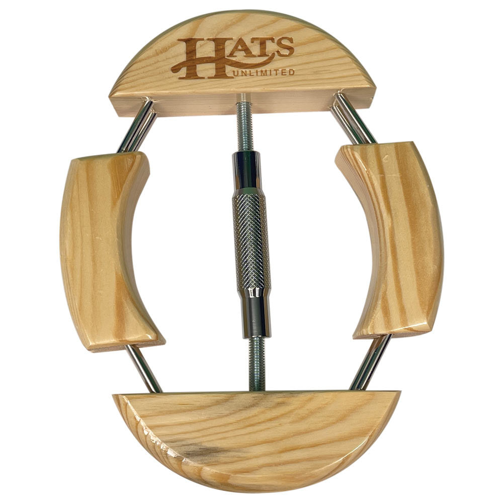 Hats Unlimited - 4-Way Wooden Hat Stretcher - Extended
