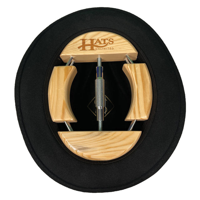 4-Way Wooden Hat Stretcher - Professional Hat Size Adjuster For Men & Women (Fits Sizes 7-7 5/8)