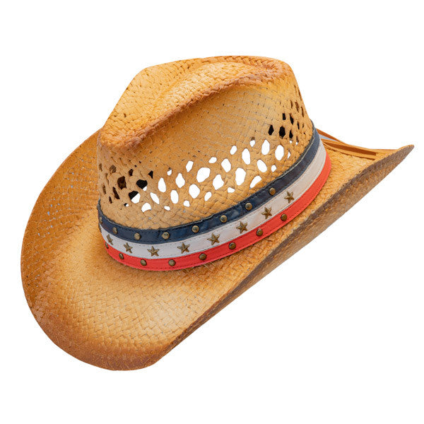 Hats Unlimited - Star Studded Rodeo Cowboy Hat w/ Vented Crown - 